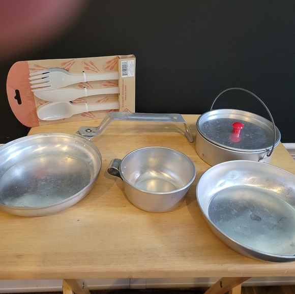 BSA Vintage Mess Kit 5 PC Metal - Picture 1 of 5